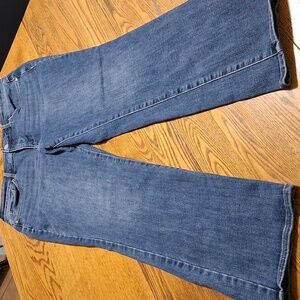 NYDJ Jeans 14P Womens BLUE MARILYN STRAIGHT LEGS Preowned Used